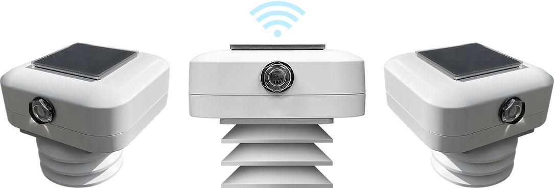 Wireless sensors on display